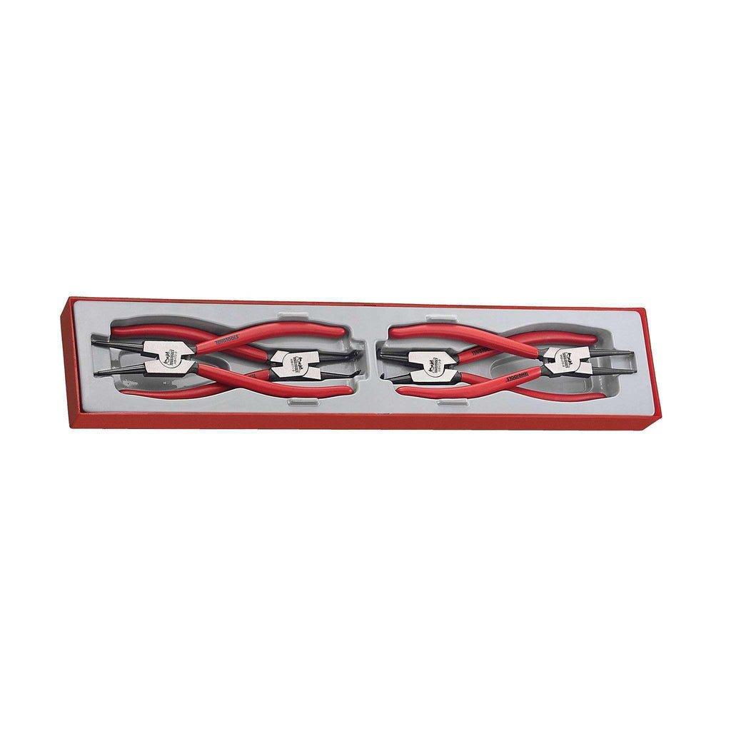 Teng Tools TTX474-9 - 4 Piece 9 Inch Snap Ring Circlip Plier Set - Teng Tools USA