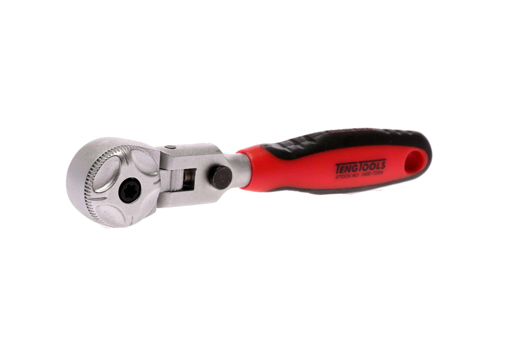 Teng Tools  1/4 Inch Drive 72 Teeth Flexible Head Ratchet -1400-72SN - Teng Tools USA