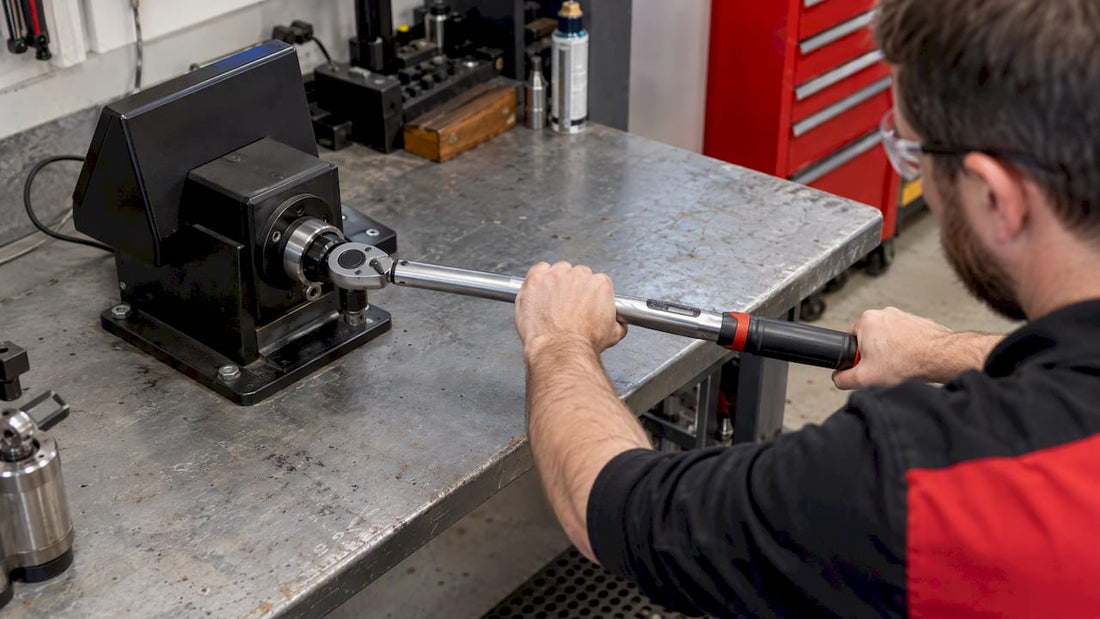Torque wrench coupled to a calibration analyzer