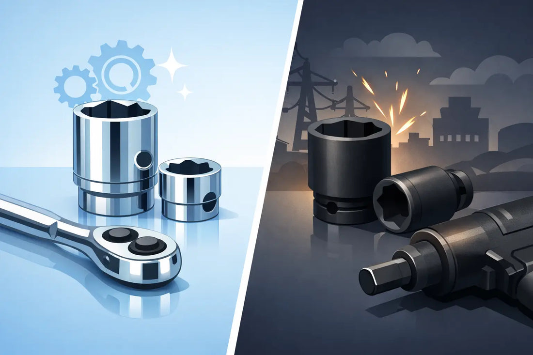 Chrome Versus Impact Sockets: Know the Difference