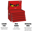 26" Classic Full Depth Tool Chest 5 Drawers Red