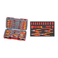Teng Tools Electrician 1000V Set: Insulated Screwdrivers, Pliers and 3/8 Inch Drive Sockets, bundle contents - BDL-ELEC-PRO