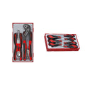 Teng Tools Pliers Set and Screwdriver Set, bundle contents - BDL-PLIER-DRIVER