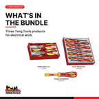Teng Tools Electrician Starter Set: 1000V Pliers, VDE Screwdrivers and Insulated Torque Screwdriver, what's in the bundle - BDL-ELEC-START