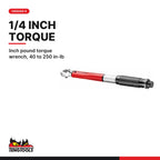Teng Tools Torque Wrench Set, 1/4, 3/8 and 1/2 Inch Drive, 1492UAG-E card - BDL-TORQUE-TRIO
