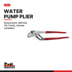 Teng Tools Plumber Set: Two Pipe Wrenches, Water Pump Plier and Tube Cutter, MB416 card - BDL-PLUMBER