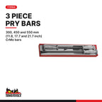 Teng Tools Seized Fastener Set: Nut Splitters and Extractors, Breaker Bar and Pry Bars, TTXPB3A card - BDL-SEIZED
