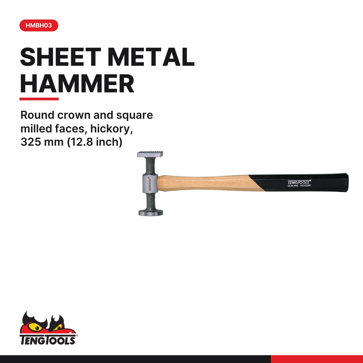 Teng Tools Sheet Metal Set: Rivet Gun, Left and Right Cut Snips and Sheet Metal Hammer, HMBH03 card - BDL-SHEETMETAL
