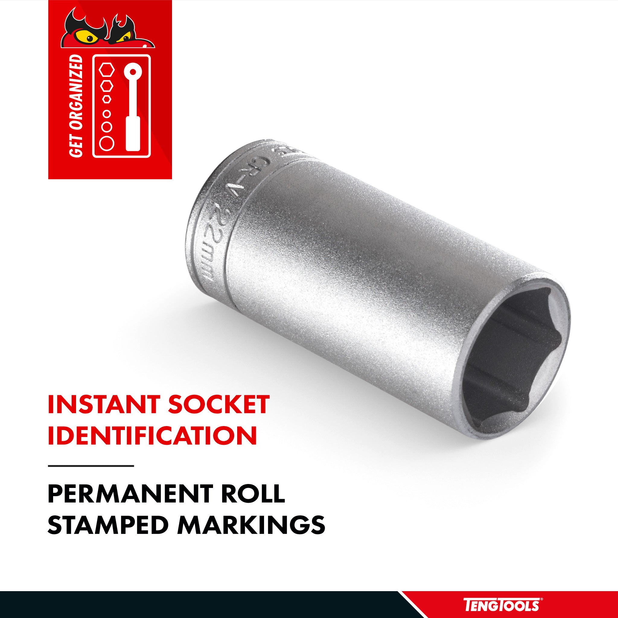 1/4 Deep Socket 6 Pt AF 3/16