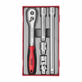 Teng Tools TT1205 1/2" Ratchet & Accessories Set TT1 5 Pieces on a white background