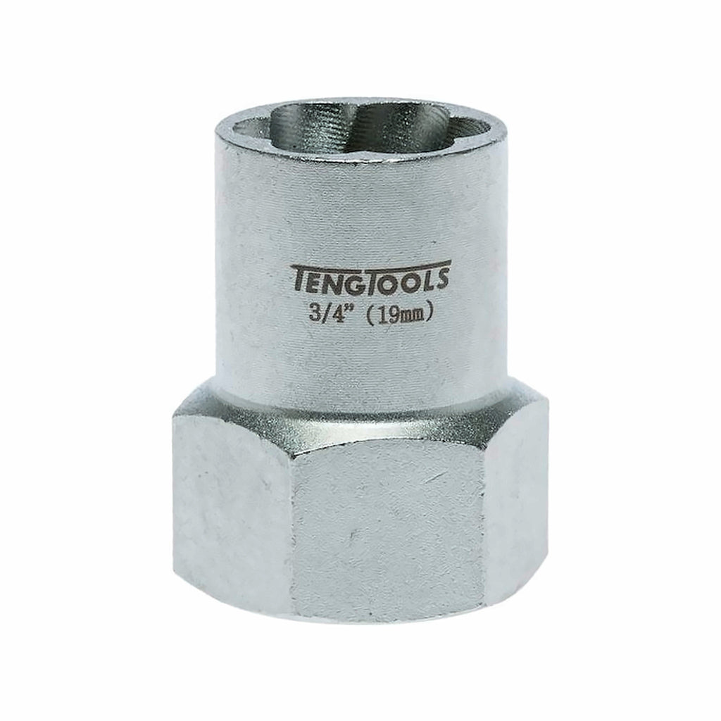 Teng Tools 1/2 in drive stud extractor, 19 to 25 mm on a white background