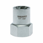 Teng Tools 1/2 in drive stud extractor, 19 to 25 mm on a white background