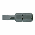 Teng Tools FL2512A03 6.5 mm Slotted Flat Head Screwdriver Bit on a white background
