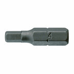 Teng Tools HEX2500203 1/4 Hex Insert Bits 25 mm Long on a white background