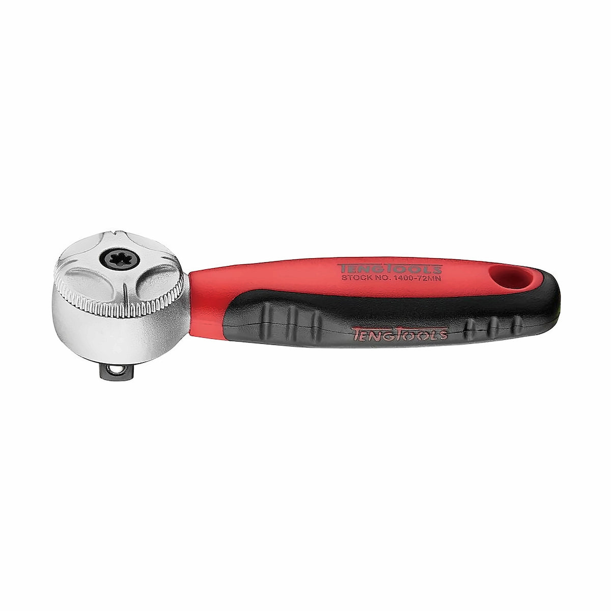 Teng Tools 1400-72MN 1/4 Inch Drive Mini Ratchet Wrench on a white background