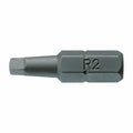 Teng Tools ROB2500203 1/4 Inch Robertson Square Drive Screwdriver Bits on a white background
