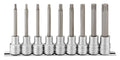 Teng Tools 1/2" Long TX Bit Socket Clip Rail Set 9 Pieces — M1209TX