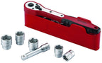 Juego de llaves de vaso Teng Tools de 1/4" con 6 puntas, 13 piezas — M1413N1