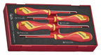 Juego de destornilladores aislados Teng Tools Ph/Pz espuma1 4 piezas — TEAMDV04N1