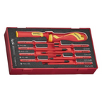 Teng Tools Juego de destornilladores aislados con puntas intercambiables Foam1 10 piezas — TEAMDV10