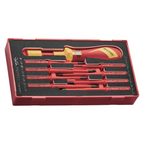 Teng Tools Juego de destornilladores dinamométricos aislados Foam1 de 9 piezas — TEAVSD09