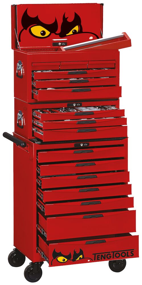Teng Tools 26" PRO Stack TT Tool Kit 479 Pieces Red — TCMM479