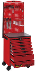 Teng Tools 26" PRO Cabinet Workstation TT Tool Kit 545 Pieces Red
