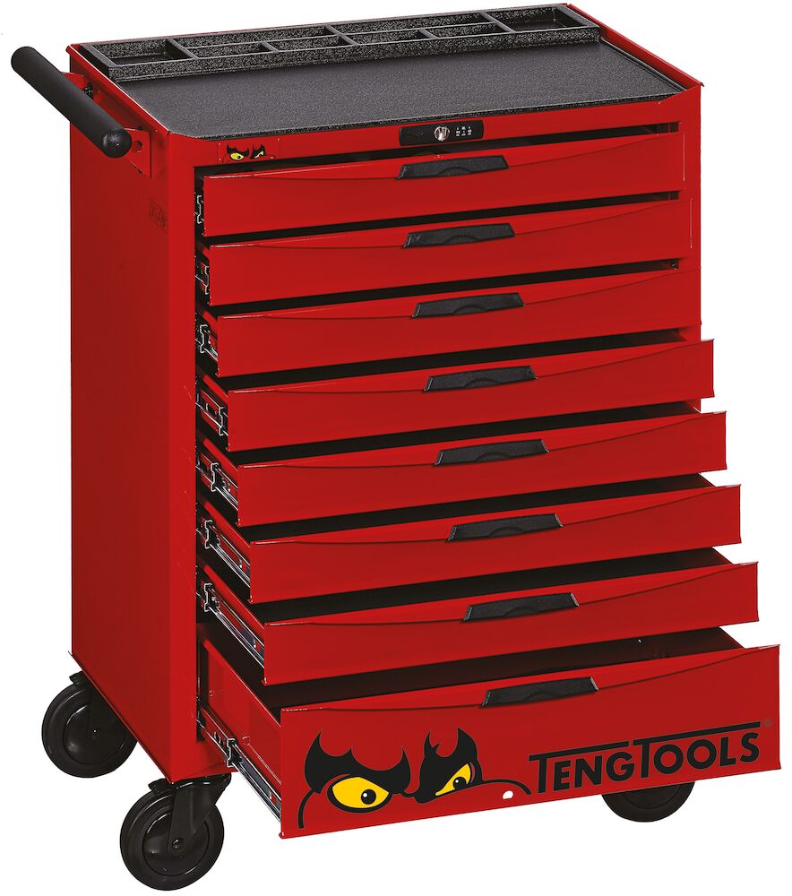 Teng Tools 26" PRO Cabinet TT Tool Kit 546 Pieces Red — TCMM546N