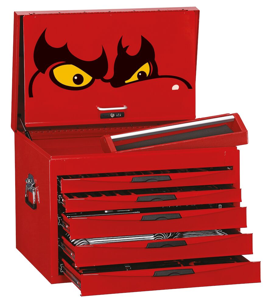 Teng Tools 26" PRO Top Box FOAM Tool Kit 277 Pieces Red — TCMME09BQ