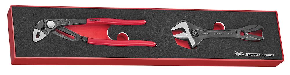 Teng Tools Plier & Wrench Set FOAMX4 2 Pieces — TEXMB02