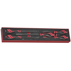 Juego de destornilladores pasantes Teng Tools FOAMX4 de 5 piezas — TEXMDTN