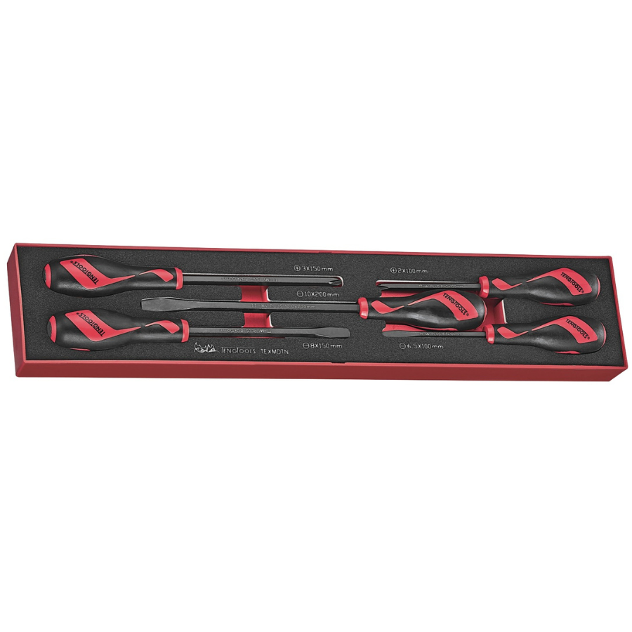 Power Through Screwdriver Set FOAMX4 5 Pieces