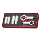 Juego de extractores y rompenueces Teng Tools FOAMX2 de 6 piezas — TEZSN06