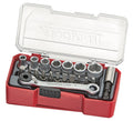1/4 Drive Socket Set 6pt With Belt Clip 20 Pieces TJ Tray