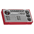 Juego de llaves de vaso y puntas Teng Tools de 1/4", 48 piezas — TT1448