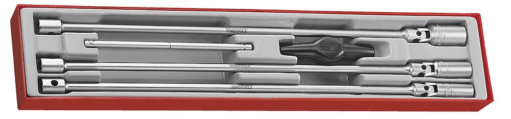 Teng Tools 3/8" T Bar Spark Plug Socket Set TTX4 5 Pieces — TTXTB05