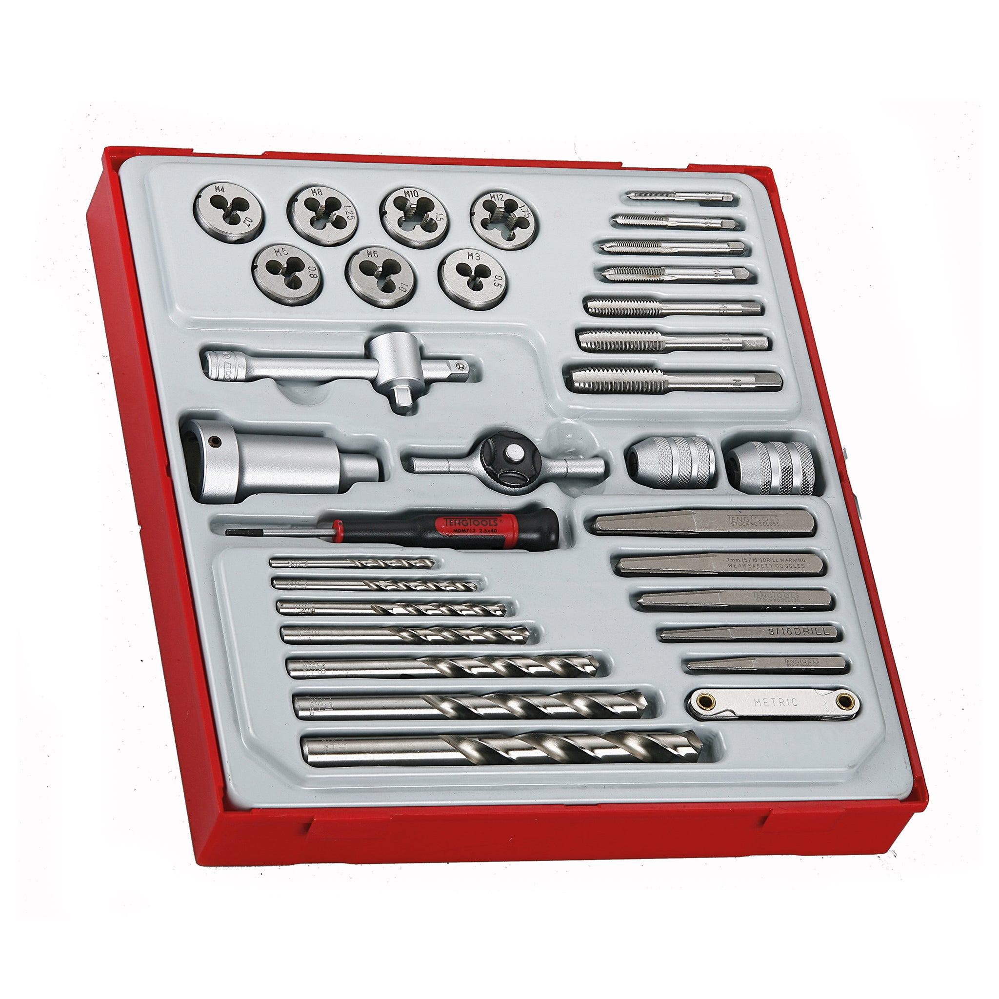 Tap and Die Set, 34 Pieces (TT2)