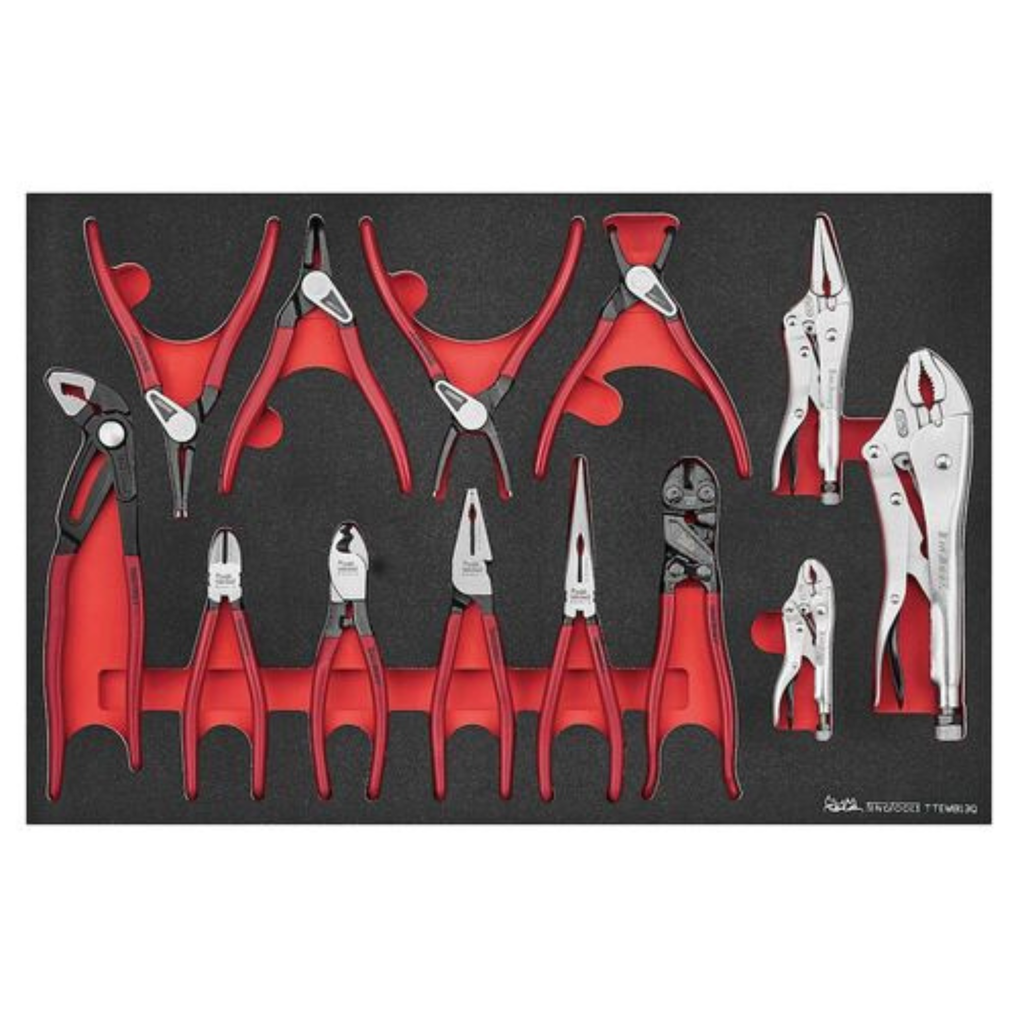 Plier Set Q FOAM4X4 13 Pieces