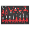 Plier Set Vinyl Grip Q FOAM4X4 14 Pieces
