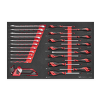 Juego de destornilladores y llaves Teng Tools FOAM4X4 de 33 piezas — TTEMD33