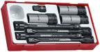 Teng Tools Juego de 8 varillas de torsión y tuercas de rueda de 1/2" — TTTS08