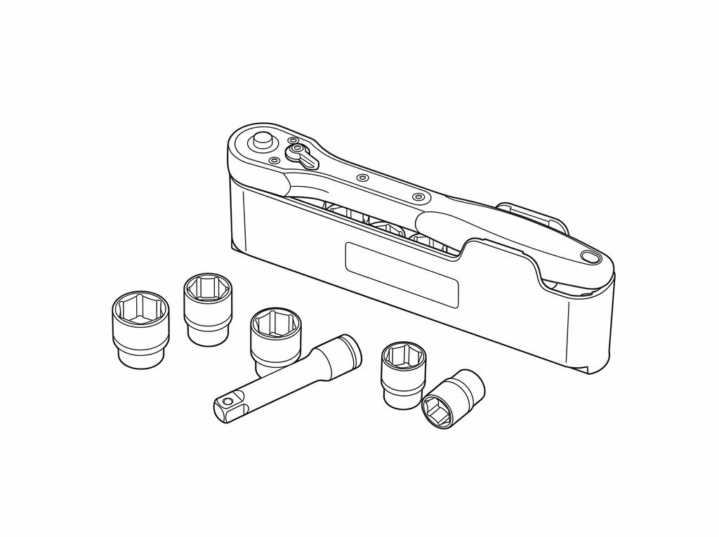 3/8 Drive Socket Set 6pt 12 Pieces