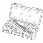 Juego de vasos Teng Tools MECCA PRO de 1/2" y 12 puntas, 21 piezas — T1221