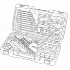 Juego de dados y herramientas de 68 piezas Teng Tools MECCA PRO de 1/2" — T1268
