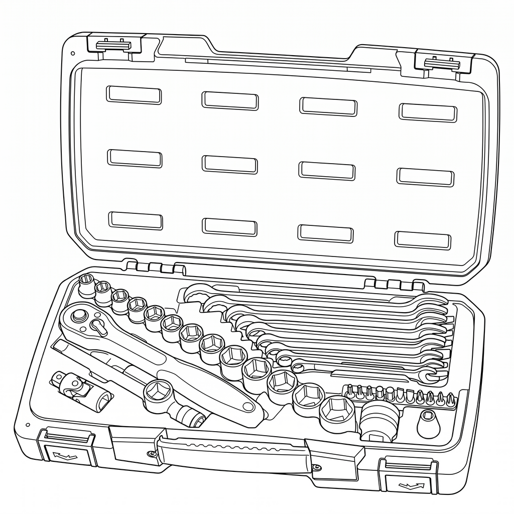 Teng Tools MECCA PRO 3/8 Drive Socket and Tool Set 39 Pieces — T3840