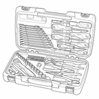 Juego de herramientas y vasos de 67 piezas Teng Tools MECCA PRO de 3/8" — T3867