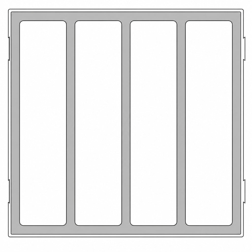 Storage Tray FOAM2 4 Compartments