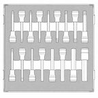 Juego de Vasos Largos de Puntas Hexagonales y TX de 1/2" Teng Tools FOAM2 17 Piezas — TEDLBS17