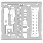 Juego de destornilladores dinamométricos Teng Tools FOAM2 95 piezas — TEDSD14