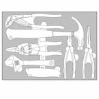 Teng Tools Juego de herramientas general FOAM3 7 piezas — TEFMB7